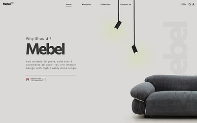 Furniture Company Profile branding ecommercial furniture indonesia ui uiux ux website