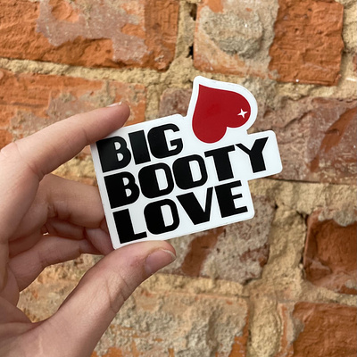 Big Booty Love Sticker big booty burlesque design illustration sticker