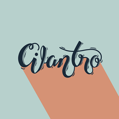 Typography - Cilantro