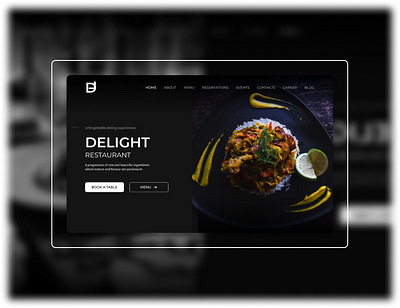 Restaurant Website | UX/UI design food menu restaurant restaurant menu restaurant website ui ux ux ui uxui design website