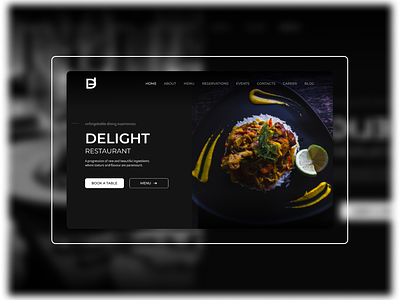 Restaurant Website | UX/UI design food menu restaurant restaurant menu restaurant website ui ux ux ui uxui design website