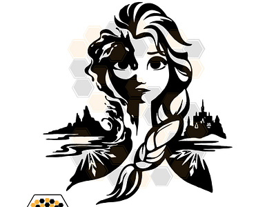 Elsa Silhouette Svg designs, themes, templates and downloadable graphic ...