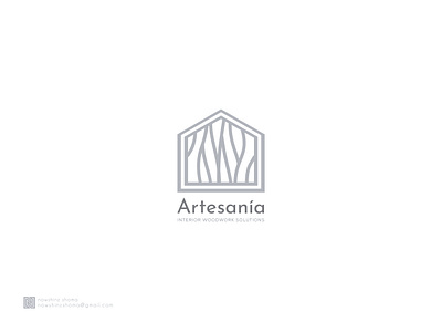 ARTESANIA company graphic design interior interior logo logo logo design minimal modern logo wood wood interior