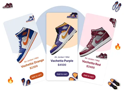 NIKE SHOE APP beautiful cart design e commerce figma inspiration mobile] nike shoe ui