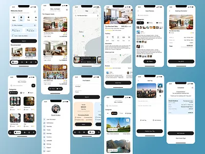 CarouseL. | Travel Planner Application app branding design illustration typography ui ux