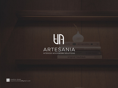 Artesania company graphic design interior logo letter logo logo logo design minimal modern logo monogram logo wood interior