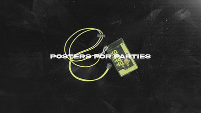 Posters for parties design graphic design music poster techno