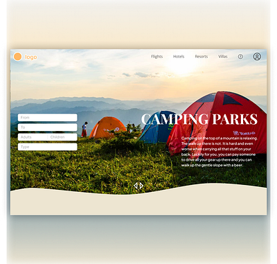 Holiday booking landing page design figma landing page ui ui design uiux user experience ux ux design