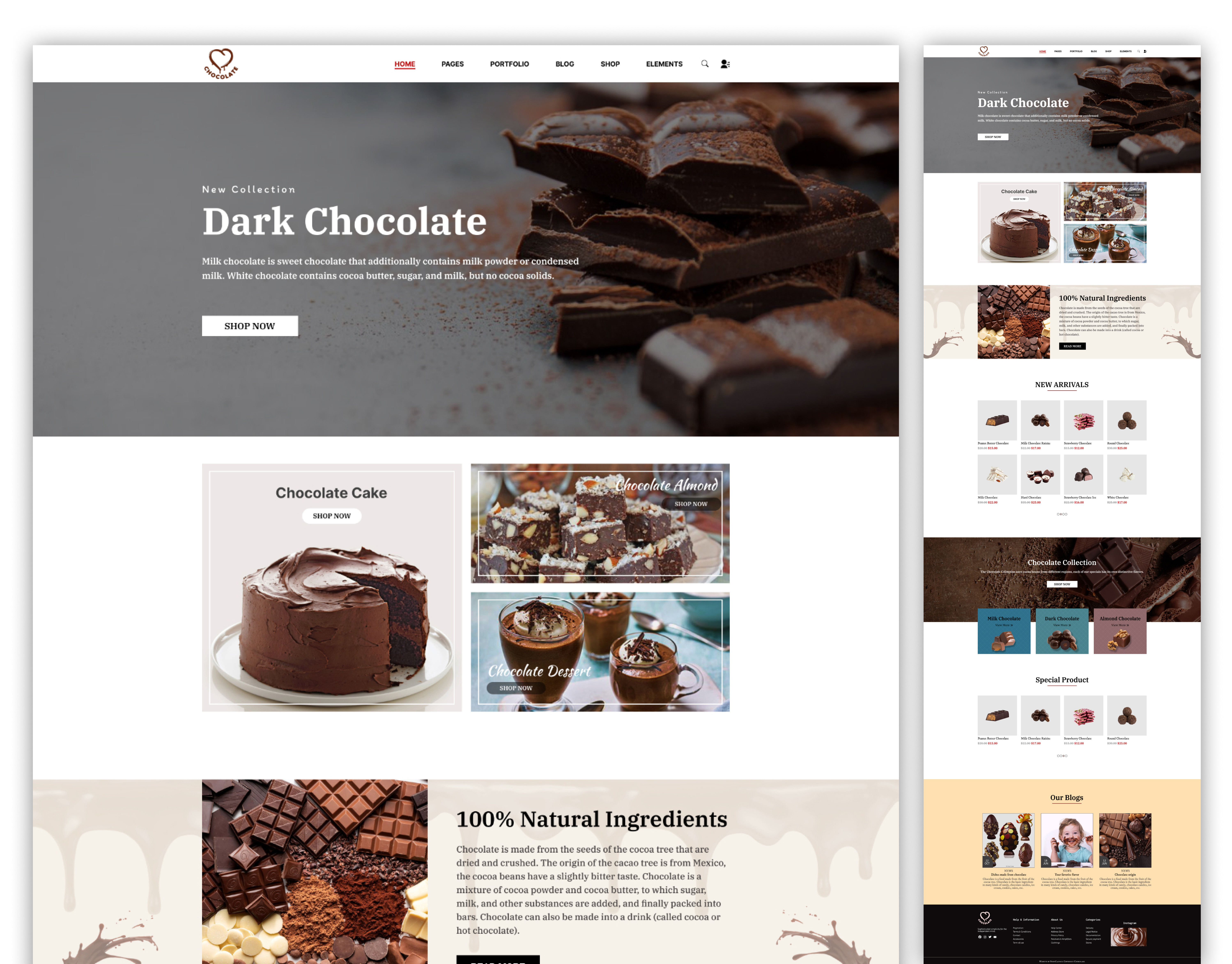 Chocolate Landing Page. branding chocolate chocolate landing page graphic design ui uiux