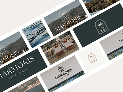 Brand Design for luxury and holistic hotel concept in Mallorca aesthetic brand design brand identity branding brandmark claim design graphic design hotel branding logo logo design luxury social media typoprahy