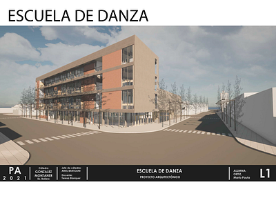 Escuela de Danzas - 2021 arq design renders