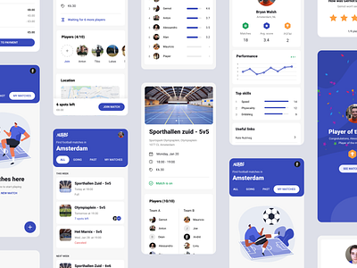 Nutmeg - Organize, find and play football near you app app design branding design football app illustration interaction design logo nutmeg app soccer startup ui ux