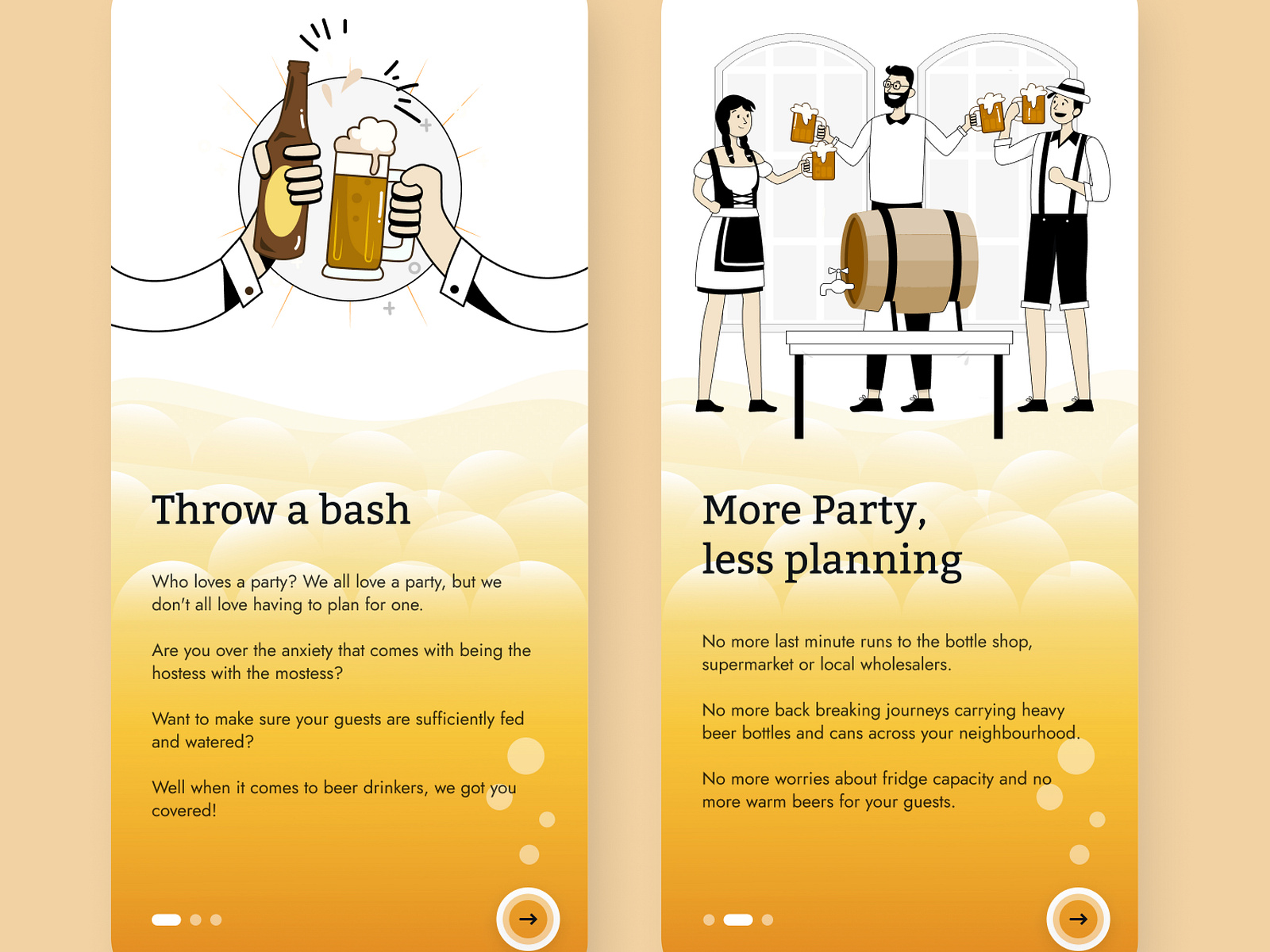 Keg at Home App Walkthrough Designs by Suman Adhikari on Dribbble