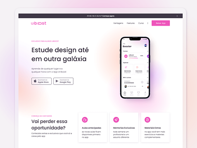 uiBoost App Landing Page landingpage responsive responsivo ui uiboost uidesign