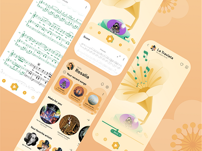 Classic tune app app branding classic classic music classic music app graphic design illustration mobile app music music app opera spotify ui ui design