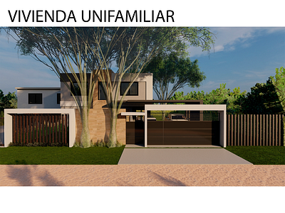 Vivienda Unifamiliar - Diseño exterior - 2022 architecture arq design renders