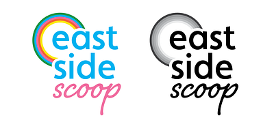 east side scoop branding typography