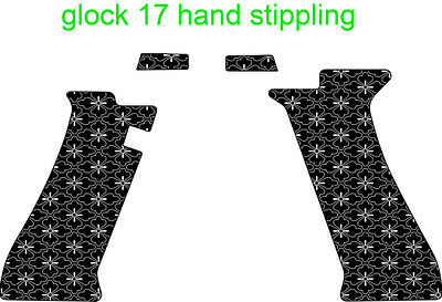 Glock 17 gun engraving design