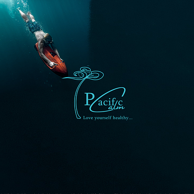 PAcific Calm, Brand design for Spa, Gym and Health club branding design graphic design illustration logo vector