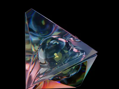 Polygon Glassland 3d blender cycles glass motion graphics polygon render