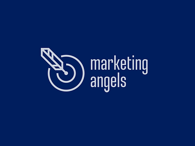 Marketing Angels branding graphic design logo minimal vector