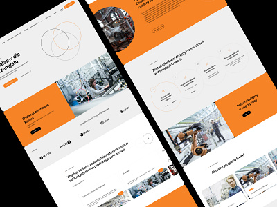 Companies Hub - UI website design factory hub industries industry lublin manufactory plant ui ux web website