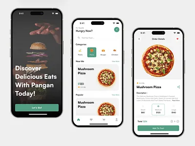 Pangan - Food Delivery Mobile App delivery delivery app delivery mobile app fast food food food app food delivery food delivery mobile app food delivery service food design food order food service foodie mobile app design mobile design mobile food app online food order app online mobile app service service mobile app