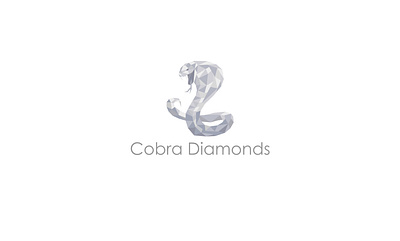 Cobra Diamonds logo animals brand identity branding cobra design geometric graphic design illustration logo logo design minimal polygonal visual identity