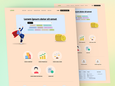 Finance Website Ui app design design dribbble dribbble best shot illustration logo minimal popular shot trendy ui