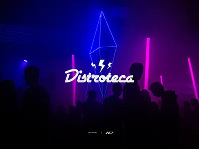 Distroteca branding concept logodesign logotype typography