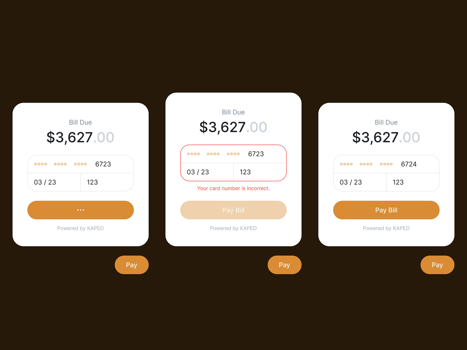 Payment modal 💸 by Jim on Dribbble