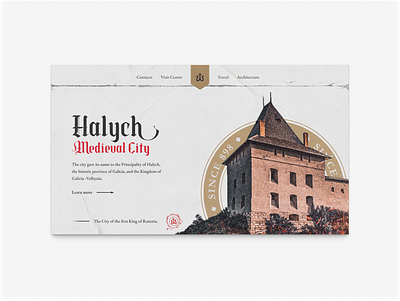 🏰 halych medieval city castle city design halych history medieval tower travel ui ukraine visit