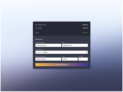 ☑️ checkout concept check out ui