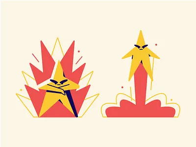 Super star character design character illustration design flat illo illustration star ui vector