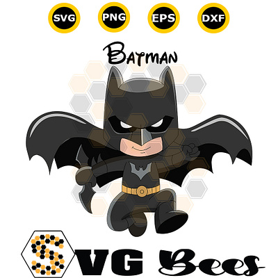 Cute Batman SVG cute batman svg svgbees