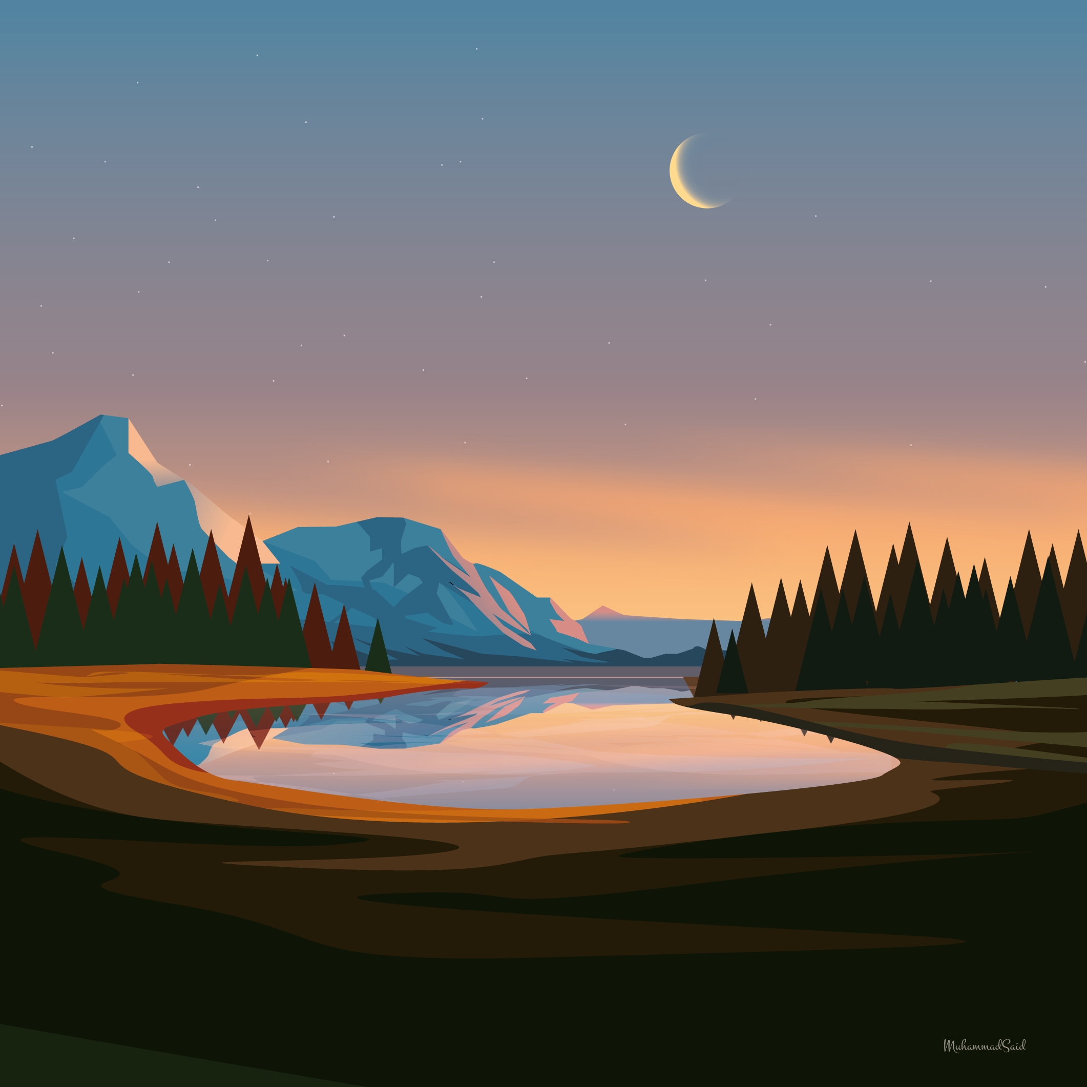 Example of Minimal Illustration From Mind To Visual