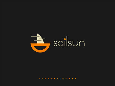 boat + sun creative logo design boat branding business creative graphic design logo logo design minimalist modern sun technology timeless unique