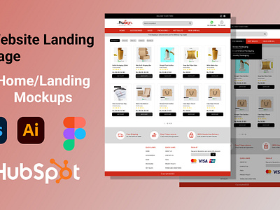 Website Landing Page Mockups branding design ecommerce ecommerce market place ecommerce website home page design landing page landing page mockup packaging design website product design website product landing page ui user experience user friendly user interface ux webpage design website design website mockup website page design