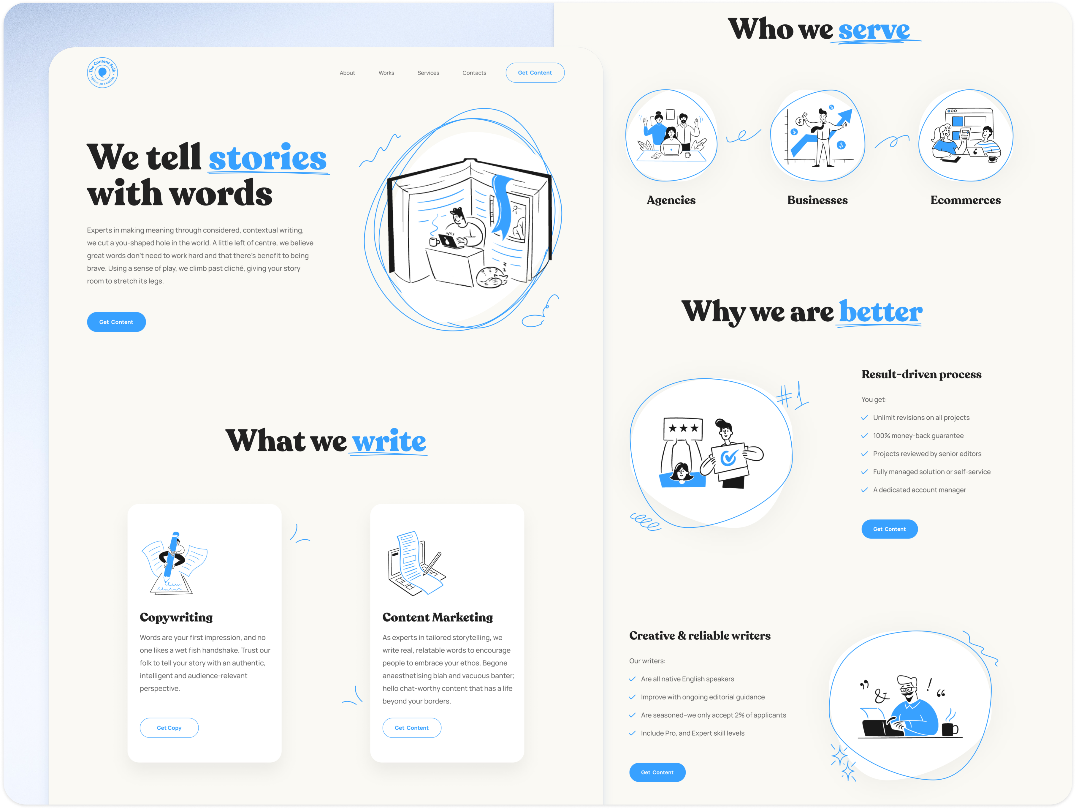 ✍️ copywriting landing page copywriting design landing pages ui