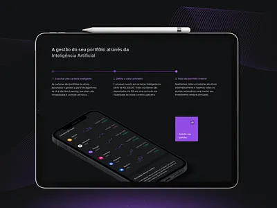 Invista inteligente com o QINV 3d animation app artificial intelligence branding chart crypto design finance graphic design ia illustration interface investment ios logo money ui ux vector