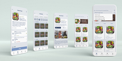 Health Zone App app food healthy food mobile ui ux