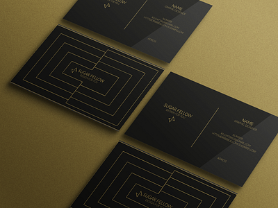 Creating a Business card ai art black branded branding business card design gold graphic design illustration logo simple strickt style ui ux vector