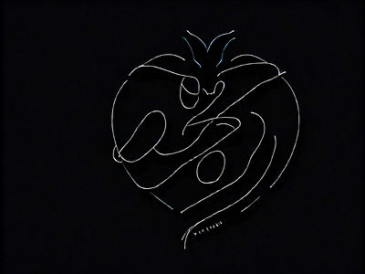 Love fruit app design graphic design illustration logo