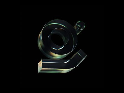 glypse logo 3D exploitation 3 3d 3d logo 3d rendering brand design brand identity branding design glass logo logo design logodesign