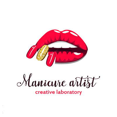Manicure logo by me app branding design graphic design illustration logo typography ui ux vector