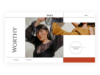 Clothing store | Landing Page beauty branding design homepage landing love style ui ux website page