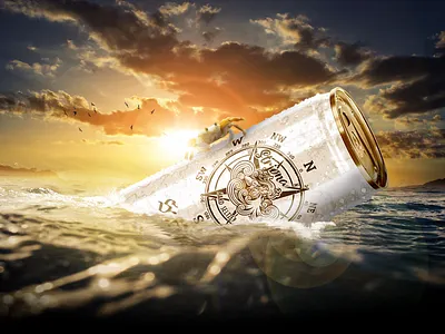STRJØNA KOMPASS HARD SHELTZER LABEL beer bottle label beverage label design beverage packaging brand packaging can label hard sheltzer label design packaging design pirate can soda can manipulation soda label
