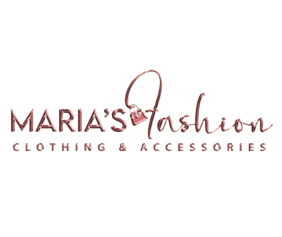 MARIA'S FASHION LOGOS BY ME... 3d app branding design graphic design illustration logo typography ui ux vector