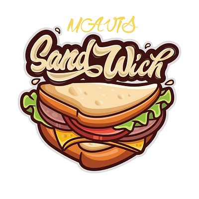 MAVI'S SANDWICH LOGO DESIGN BY ME.. app branding design graphic design illustration logo typography ui ux vector