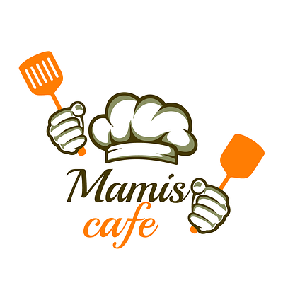 MAMI'S CAFE LOGOS BY ME... app branding design graphic design illustration logo typography ui ux vector